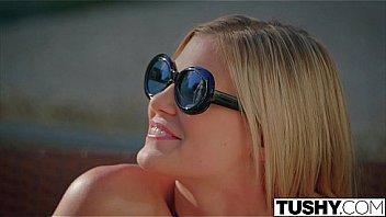 TUSHY First Anal For Blonde Scarlet Red