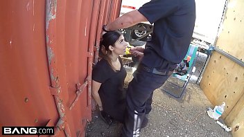 Screw the Cops - Latina bad girl caught sucking a cops dick