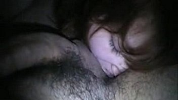 Jacqueline Sucking my cock,  Biting my balls and Rimming