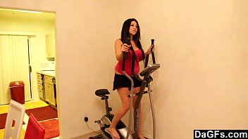 Disturbing Her Sexy Workout with an Epic Tit Fuck