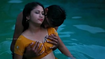 Hot Mamatha romance with boy friend in swimming pool-1