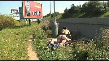 Naughty Couple Public Sex Roadside