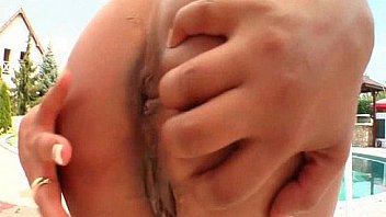 Mega-size clit chick gets ass blasted and cum dumped