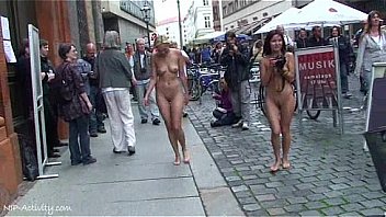 Linda And Agnes Naked In Public