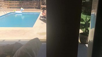 My naughty husband goes from room to room getting SUCKED BY MY SEXY GIRLFRIENDS AND ME  , in Ibiza !