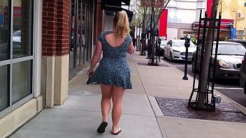 Short Skirt Teen Windy Day