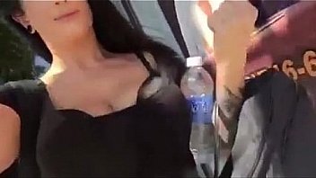 flashing pussy in public  Who knows her name