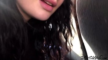 Babe Public Suck Big Dick and Cum Swallow in the Bus - POV