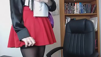 Preview vid! Gothic Fetish Domme with Huge Boobs becomes New Detention Aide Help the Schoolgirl Get r. Mistress Tease