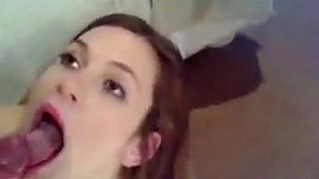 cumming in her mouth on webcam- vxsexcams.com