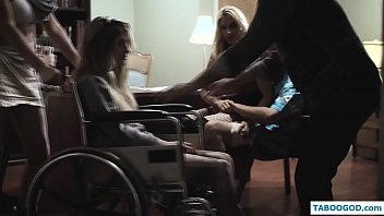 the girl in a wheelchair