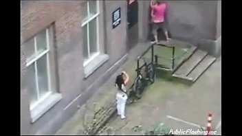 Extreme public sex in the street daytime voyeur video PublicFlashing.me