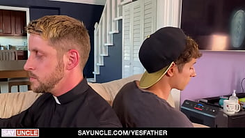 Gay Priest and Religious Boy - Confession