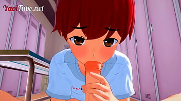 Yaoi 3D - Naru x Shiro [Yaoiotube's Mascot] Handjob, blowjob & Anal