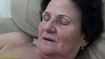 hairy 72 year old gets extreme hard fucked by her young toyboy