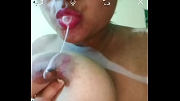 Indian Aunty video call with her Boy friend