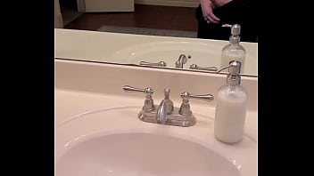 Pissing on my bathroom sink and counter