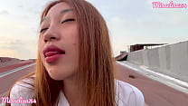 JAPANESE SLUT HOT SECRETARY PUBLIC OUTDOOR