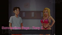 The students have no idea that secret orgies are going on in that moving school locker! ? Summertime Saga - Roxy 2)