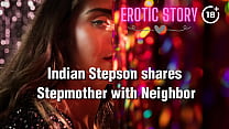 Indian Stepmom getting fucked by Stepson