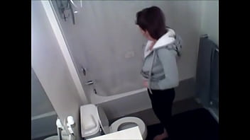 spying on my sexy stepmom in our bathroom