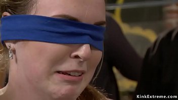 Hot teen preachers daughter Jessie Parker is a. by dom Princess Donna Dolore and then blindfolded and gagged made to fuck in group