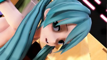 MMD Miku Hatsune having sex in a restaurant